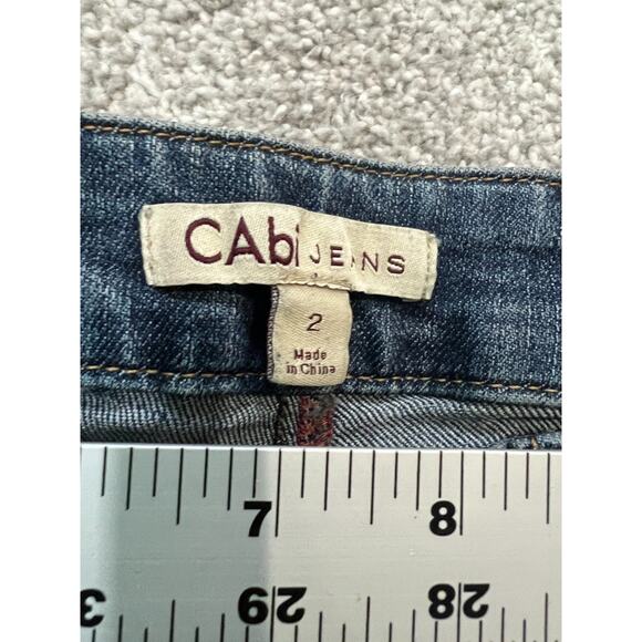 Cabi Jeans Womens Size 2 Blue Medium Wash Cottage Casual Bootcut - Picture 6 of 10